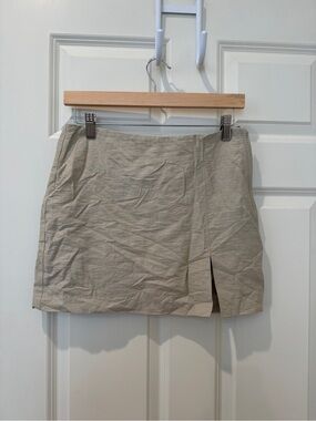 H&M Beige Mini Skirt